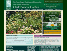 Tablet Screenshot of clarkbotanic.org